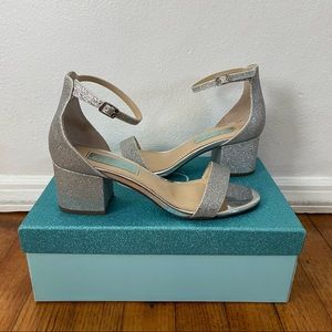 Blue by Betsey Johnson Miri Silver Sandals